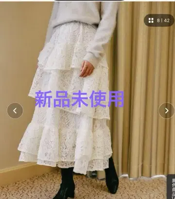 선착순! mysty woman 기모 레이스 캉캉 스커트