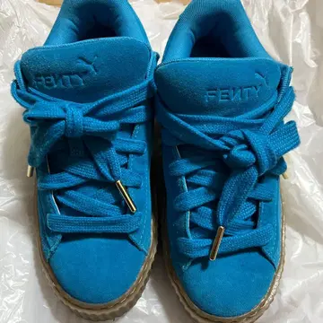 푸마 펜티 스니커즈 파랑 38 사이즈