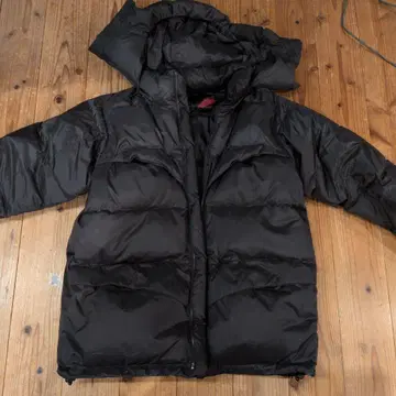 [ SALE 중 ] MOTIVE 후드 부착 다운 자켓 XL 블랙