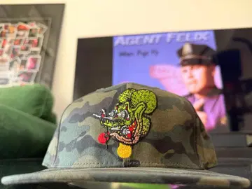 USA RATFINK 랫핑크 hardlines 캡 카모플라쥬