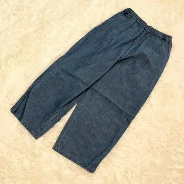 Mos2 와이드 팬츠 코튼 100 허리밴딩 내추럴 캐주얼