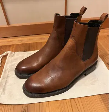 Vagabond 첼시 부츠 브라운 가죽 EU40 1회 착용 새상품급