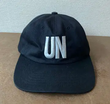 새상품급 UNION 블랙 캡 UN 로고 자수 UNION TOKYO