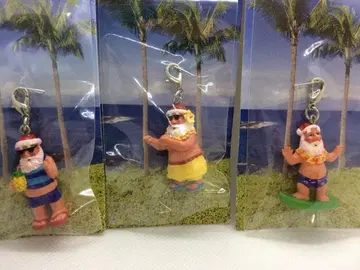 하와이안 잡화 서핑 하와이안 산타 스트랩 익명 배송