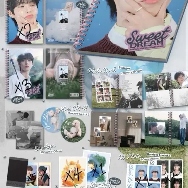 최립우 스윗드림 앨범 개봉 구성 선택