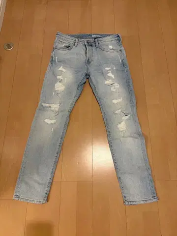 H&M 크러쉬 스트레치 데님