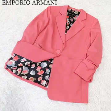 [엠포리오 아르마니] 테일러드 자켓 꽃무늬 이탈리아제 포멀