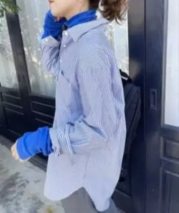 스픽 앤 스팬 백 턱 코튼 셔츠