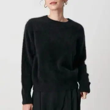 [ 새상품 ] BEAUTY&YOUTH 폭스 캐시미어 블렌드 크루넥 니트