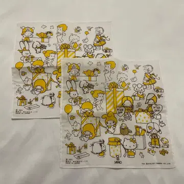 산리오 미니 손수건 2장 세트 레어