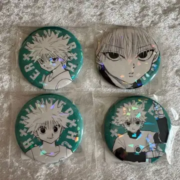 키루아 조르딕 캔뱃지 4개 세트