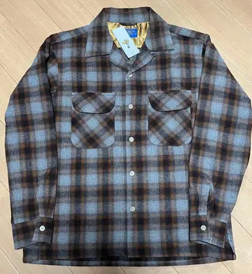 FJ 보드 셔츠 울 백넘버 브라운 옴브레 새상품 S 사이즈