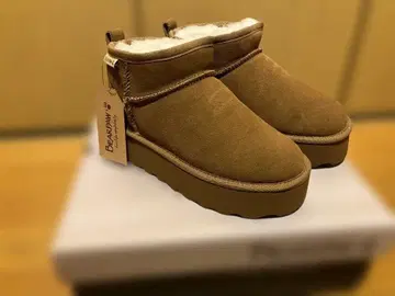 BEARPAW 통굽 어그 부츠 22cm 택 포함 미사용 새상품