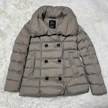 [컨디션 최상] 타트라스 로렌차나 다운 베이지 더블 버튼 01