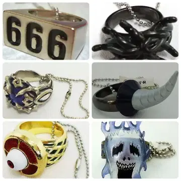 헬 반지 전 6종 세트 가정교사 히트맨 REBORN!