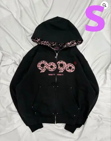 9090 girl OG Logo Zip Hoodie