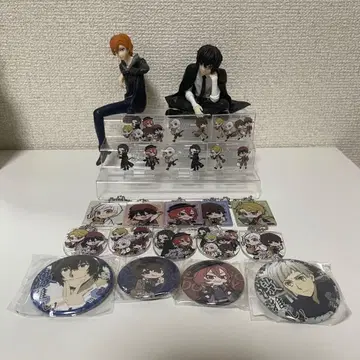 문호 스트레이독스 아크릴 스탠드 캔뱃지 피규어 세트