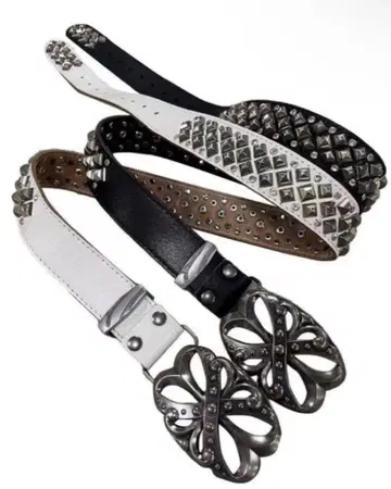 DND4DES 스터드 가죽 벨트