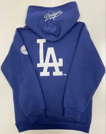 Dodgers LA 로고 후드티 속기모