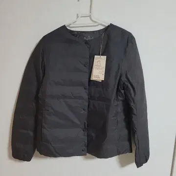 노카라 자켓 M 사이즈 다크 브라운