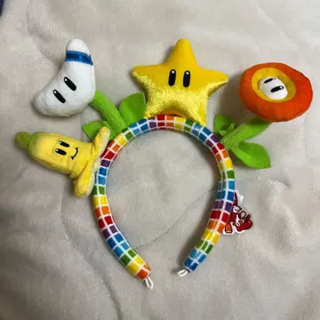 마리오 시리즈 컬러풀 머리띠