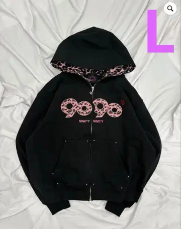 9090 girl OG Logo Zip Hoodie