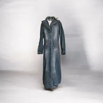 MANHATTANEAST 롱 데님 자켓 원피스