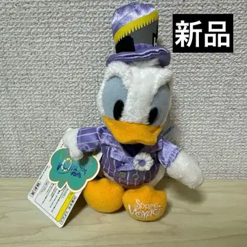 미사용 새상품 도날드 인형 배지 디즈니씨 스프링 보야지