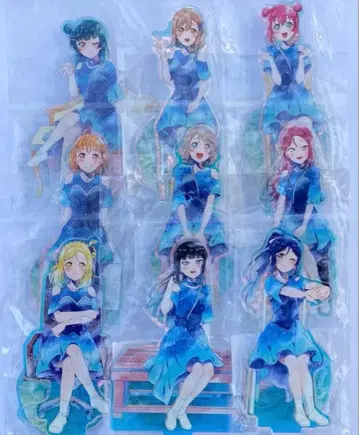 [ 9종 세트 ] 러브 라이브! 선샤인!! 수수께끼 오로라 아크릴 스탠드