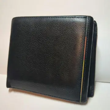 Paul Smith 블랙 가죽 접이식 지갑