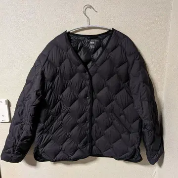 유니클로 울트라 라이트 다운 릴랙스 자켓 블랙 수납 봉투 포함