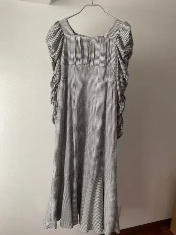 셀포드 깅엄 체크 원피스