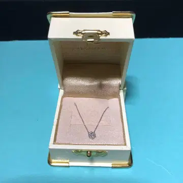 쿠미쿄쿠 k10 다이아몬드 파베 목걸이 미사용