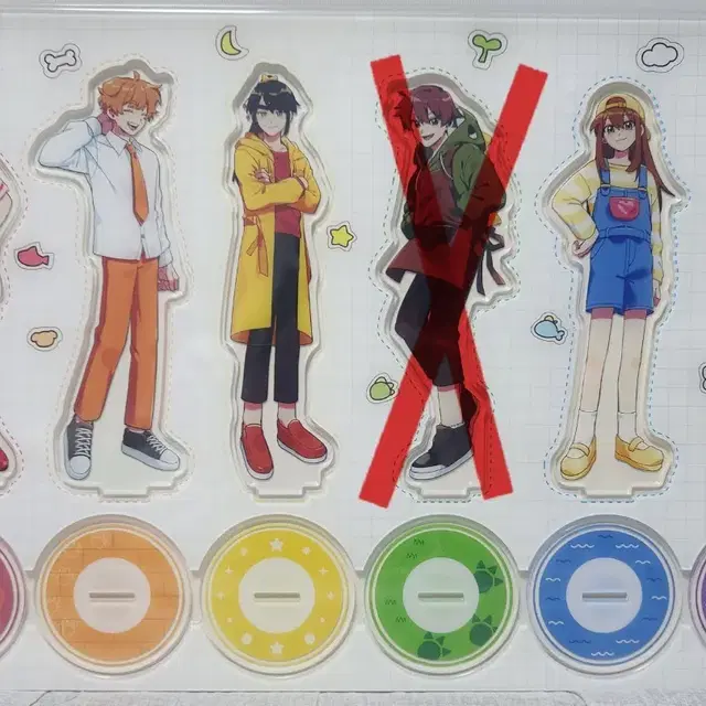 [판매] 픽셀리 아크릴 스탠드 라더,덕개,각별,잠뜰,수현