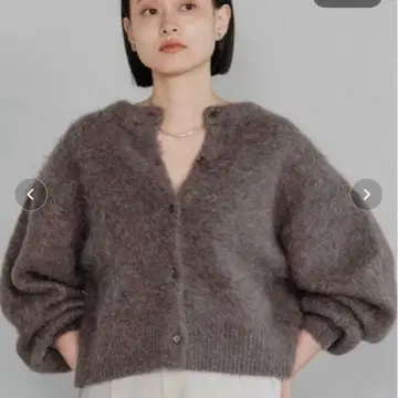 Apart by [ WEB 한정판 ] 5G2WAY 크루 샤기 가디건