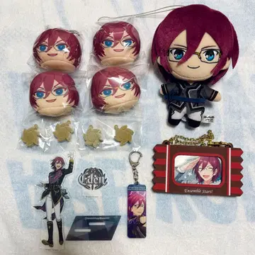 8세트 앙스타 사에구사 이바라 봉제 인형 만주 아크릴 스탠드 외