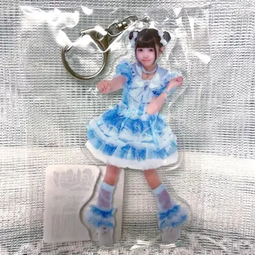 무지개 깃털 미니 iLiFE! 복권 의상 아크릴 키링