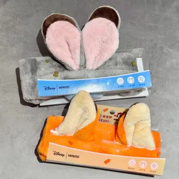 해외 MINISO 주토피아 닉 주디 헤어밴드 2개 세트