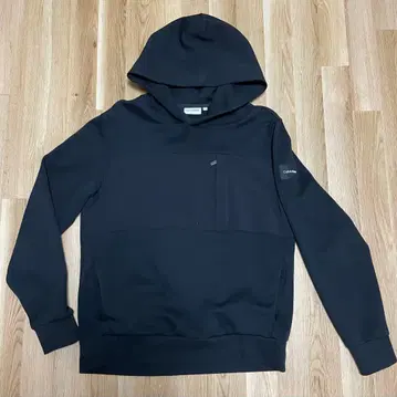 Calvin Klein 캘빈클라인 후드티 블랙 M 맨투맨 절개