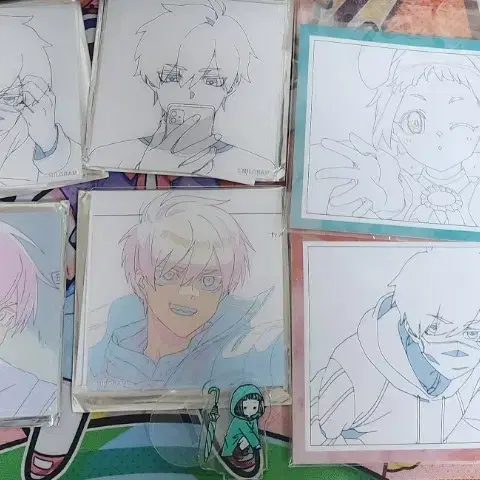 밀그램 아마네 아크릴 스탠드,후우타 아크릴 원화,포스터,유노 쿠키