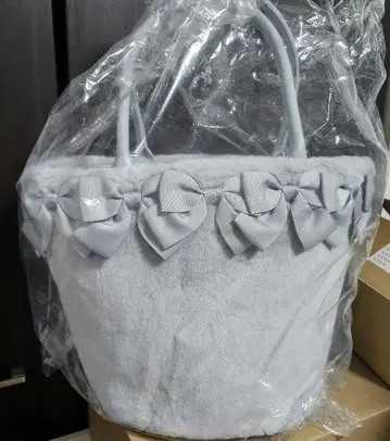 시마무라 아오키 미사코 퍼 리본 백 색스