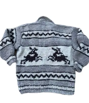 카우친 집업 니트 스웨터 M