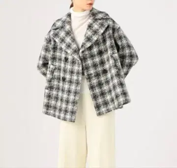 투모로우랜드 컬렉션 브리에 네프 트위드 하프 코트 정가 8만 5천 엔