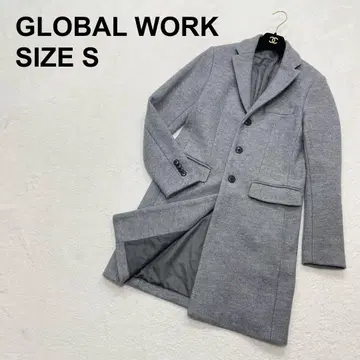 글로벌 워크 체스터 코트 울 혼방 깔끔 고급 (9702)