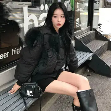 emmy 빅칼라 퍼 터치 블루종