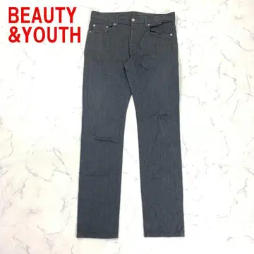 A5917 뷰티&유스 치노 팬츠 청바지 팬츠 면 그레이 32