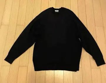 SCENTOF 네이비 크루넥 스웨터 긴팔