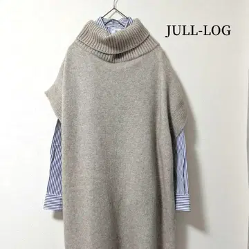 새상품급 [ JULL-LOG ] 주르로그 하이넥 니트 원피스 한국 라쿤