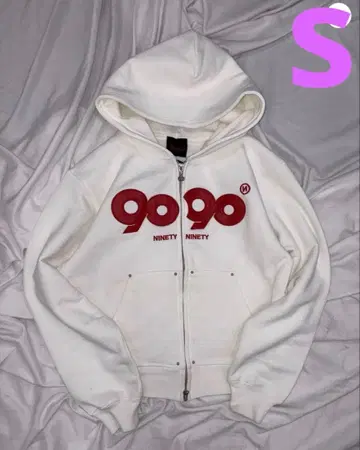 9090 girl OG Logo Zip Hoodie