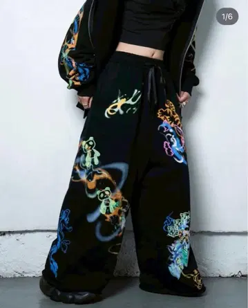 중화 먹고 싶어 중화 네온 팬츠